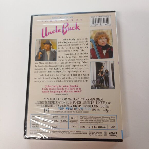 Uncle Buck John Candy DVD Movie  NEW Sealed - Picture 2 of 2